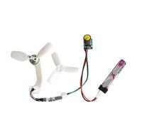 Brushless Motor 1104 With 6A ESC 2345 3-Propeller 72mm Folding Prop Servo Tester With BEC Fan DIY Brushless FAN Compatible With Airplane