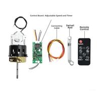 Brushless Motor 1450 RPM 9-28V DC External Rotor With Driver Board For For Fans Featuring Stepless Speed Adjustment And Oscillation Capability(remote control model)