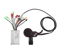 Brushless Motor Controller, 36V LCD Display Panel Motor Brushless Controller with Groove Design, 350W Waterproof Electric Bike Scooter Brushless Speed Controller Kit