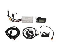 Brushless Motor Controller Electric Bike Conversion Kit 17A 3 Mode Sine Wave Controller with Self Learning Function for DIY Electric Bicycles Scooters Aluminum Alloy ABS Plastic