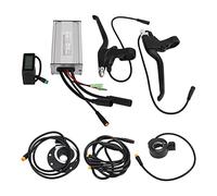 Brushless Motor Controller Kit 36V 48V 500W 22A Electric Parts with LCD4 Display Panel Throttle Sensor Brake Levers and Wiring for Easy Installation