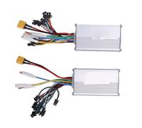 Brushless Motor Controller Kit, 52V 1200W Electric Bike Motor Controller with Dual Drive Aluminum Alloy Speed Controller for Scooters