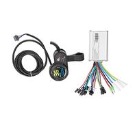 Brushless Motor Controller Kit, LCD Display Panel, Electric Scooter Bicycle Conversion Set with Cooling Fins, Adjustable Mounting Bracket