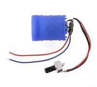Brushless Motor DC12/24V 110000RPM High Speed Impeller Duct Fan Aluminum Alloy for Industrial Cooling Ventilation(24V)