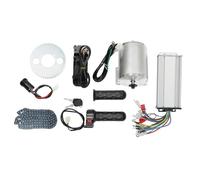 Brushless Motor Kit 3KW 4×5.2in High Power 48-72V Aluminum Electric Motor with Foot Pedal Throttle & Forward/Reverse Control High Efficiency Drive for Scooters, E-Bikes & Go-Karts