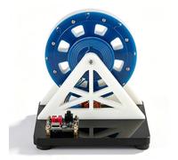 Brushless Motor Model, Hall Sensor Driven Rotation, Physics Demonstration Device, Wireless LED Light Ring Display, for STEM Education, Classroom Learning, Desk Decoration