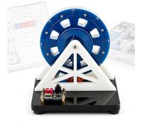 Brushless Motor Physics Demonstration Kit with LED Light Ring, Educational Science Model for Classroom STEM Learning, Type-C Powered, 1000-1500 RPM
