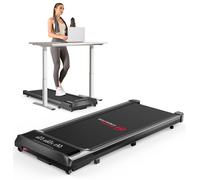 Brushless Motor Treadmill- Super Large LED Display, Quiet Motor, and Shock Absorption for Home Fitness Rattantree Black One Size