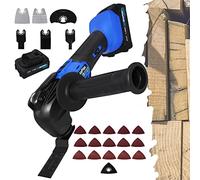 Brushless Oscillating Tool 300W Oscillating Multi Tool, 21V 1.5Ah Lithium-Ion Oscillating Tool w/ 4° Oscillation Angle Power Tool for Sawing, 22Pcs Accessory Kit Included