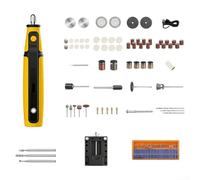 Brushless Rotary Tool Kit 3.7V Cordless Electric Engraver Pen | with Touchscreen Control, 0.5-3.2mm Chuck for Wood Carving Polishing Grinding Drilling, 26-Piece Accessories Set(E)