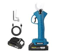 Brushless Secateurs 2.0 Ah Double Battery Set Type-C Charge for Makita 18 V | 4-level setting, cutting diameter up to 30 mm, safety switch, for garden and orchard, battery level