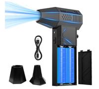 Brushless Turbo Blower 35000RPM Air Blower Jet Fan Vacuum Replaceable Battery Led Light for Dust Removal Cleaning