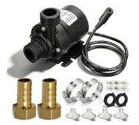 Brushless Water Pump, DC 12 V 800 L/H Whisper Quiet Water Circulation Pump, Quiet Submersible Pump with Ceramic Wave Core, Submersible Pump Water, Circulation Pump Ceramic for Aquarium, Fountain Pool