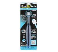 BrushMyTeeth Big Dog Toothbrush - Round Soft Pet Toothbrush - Soft Flexible Bristles for Safe and Gentle Brushing