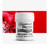 Brusho : Crystal Colours : Powder Paint : 15g : Brilliant Red