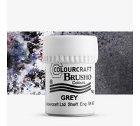 Brusho : Crystal Colours : Powder Paint : 15g : Grey