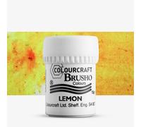 Brusho : Crystal Colours : Powder Paint : 15g : Lemon