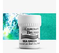 Brusho : Crystal Colours : Powder Paint : 15g : Sea Green