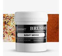 Brusho : Crystal Colours : Powder Paint : 50g : Burnt Sienna