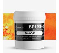 Brusho : Crystal Colours : Powder Paint : 50g : Gamboge