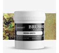 Brusho : Crystal Colours : Powder Paint : 50g : Moss Green