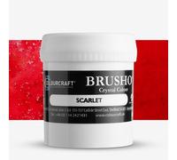 Brusho : Crystal Colours : Powder Paint : 50g : Scarlet