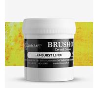 Brusho : Crystal Colours : Powder Paint : 50g : Sunburst Lemon