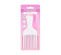 Brushworks Afro Combs - 2 Pack Styling Set for Thick, Curly & Textured Hair - Large & Small Combs for Volume, Root Lift & Curl Definition - Rounded Teeth - Made from 100% Recycled Materials