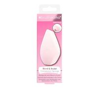 Brushworks Blend & Sculpt Complexion Sponge - Precision Makeup Sponge for Seamless Coverage & Defined Contouring, For Foundation, Contour & Highlight, Liquid, Cream & Powder, Latex Free & Vegan