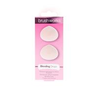 Brushworks Blending Drops Duo Pink 2 Ultra Soft Makeup Sponges for Liquid, C...