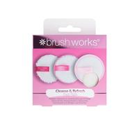 Brushworks Cleanse & Refresh Face Pads 3 Pack