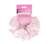 brushworks Large Cloud Scrunchies 2 Pack - Pink and White