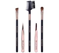 Brushworks Luxury Brow Set Rose Gold