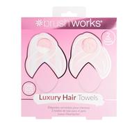 Brushworks - Accessories Luxury Hair Towels (Pack of 2) for Women