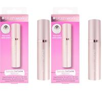 Brushworks Luxury Perfume Atomiser - Refillable 5ml Travel Perfume Spray Bottle for On-the-Go Fragrance - Compact, Lightweight, Vegan & Cruelty-Free (Pack of 2)