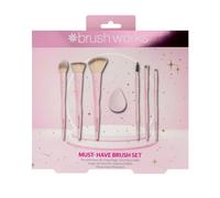 Brushworks Make Up Brushes Must Have 7 Piece Set Makeup Brush Pink