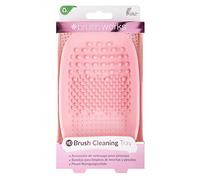 Makeup Brush Cleaner Tray Pink