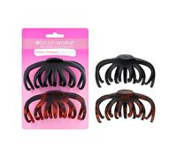 brushworks Matte Octopus Claw Clips 2 pcs