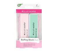 Brushworks Pastel Buffing Blocks four-sided nail buffer block