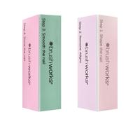 brushworks Nail Buffing Blocks Pastel 2 pcs