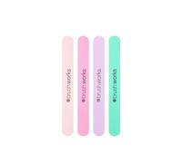 Brushworks Nail Files Pastel Coloured 4 Pack
