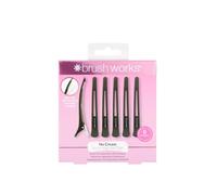 Brushworks No Crease Sectioning Hair Clips x6