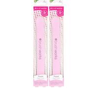 Brushworks Pastel Coloured Nail Files (Pack of 2)