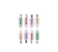 Brushworks Pastel Crease Free Hair Clips x8