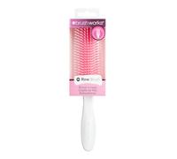 Brushworks Row Brush - Versatile 9 Row Styling & Detangling Hairbrush with Easy Grip Handle and Round-Ended Pins for Blow-Drying, Curl Defining & Smoothing