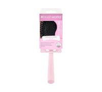 Brushworks Smooth & Shine Hair Brush - Dense Nylon Bristles for Sleek Styles & Glossy Finishes - Detangling & Smoothing Styler for Natural Shine - Made from 64% Recycled Materials