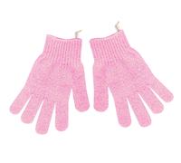Brushworks Exfoliating Gloves – Pink