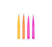 Brushworks The Complete Combination Tweezer Set Brights