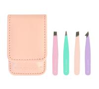 Brushworks Travel Tweezer Set - Pastels