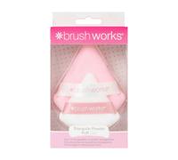 brushworks Triangle Powder Puff Duo 2 pcs